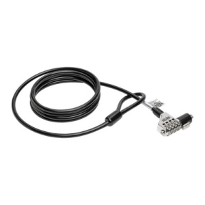 Cerradura de Seguridad para Laptops y Periféricos, Combinación de 4 Dígitos, 1.83 m [6 pies] Cable