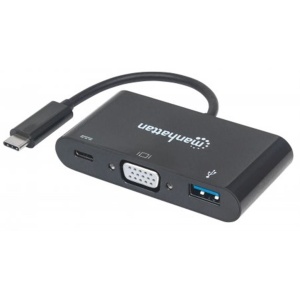Convertidor Docking USB Tipo-C y VGA