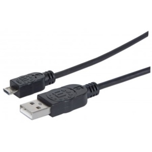 CABLE DE USB A ENTRADA MICRO B, 6ft/1.8 mts   (Carton 300)