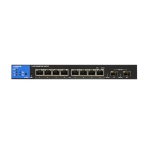 8-Port Manager Gigabit  PoE+ 2 SFP 1G Budget (110W)