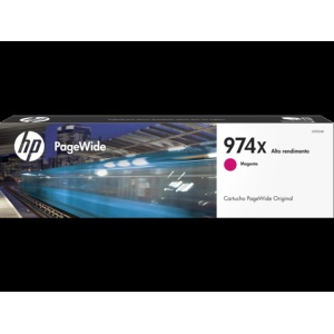 CARTUCHO DE TINTA HP 974 MAGENTA P/PAGEWIDE M477DW