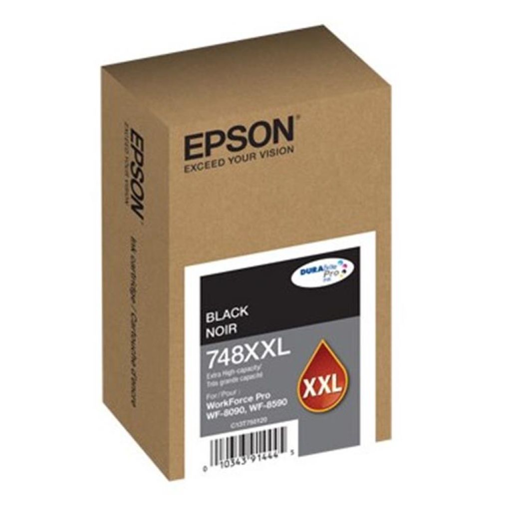 Cartucho De Tinta Epson Color Negro De Extra Alta Capacidad Para Wf Teclu