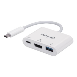 Docking Convertidor USB-C a HDMI, USB-A y USB-C
