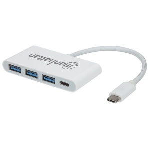 Hub de SuperVelocidad USB-C 3.1 Gen 1 Tipo-C con suministro de energía